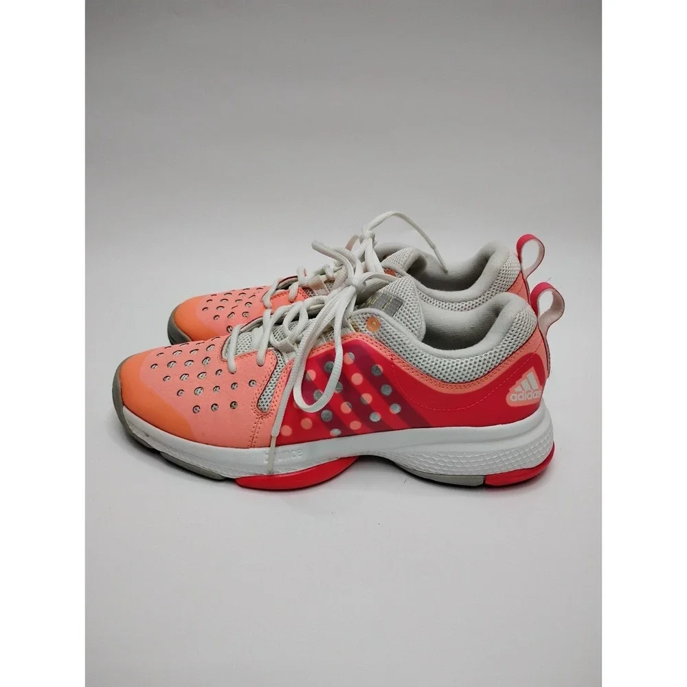 Adidas Barricade Classic Bounce‎ Adituff Tennis Shoes Women Size 8 Pink